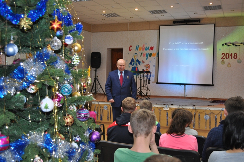 Андрей Красов посетил Солотчинскую школу-интернат для детей сирот и детей, оставшихся без попечения родителей