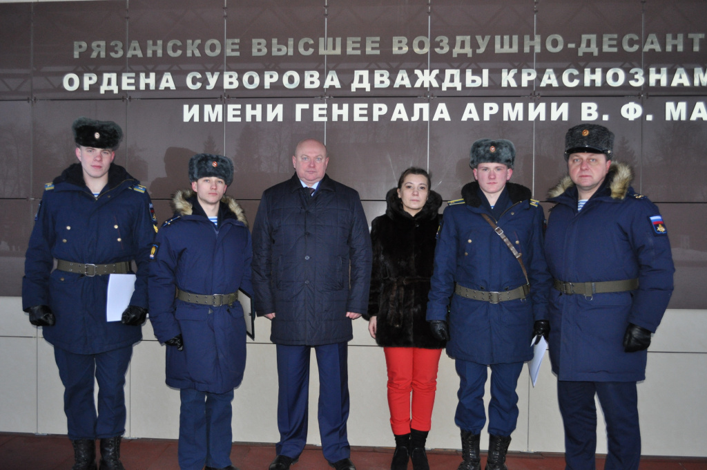 Андрей Красов посетил Рязанское высшее воздушно-десантное командное училище имени генерала армии В.Ф. Маргелова