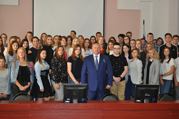 Андрей Красов встретился с первокурсниками Рязанского агротехнологического университета