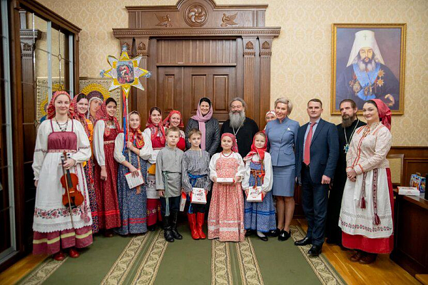 Ольга Павлова провела рабочую встречу с митрополитом Казанским и Татарстанским Кириллом