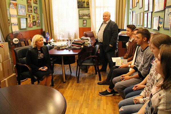 Наталия Пилюс встретилась со студентам Тульского областного колледжа культуры и искусств 
