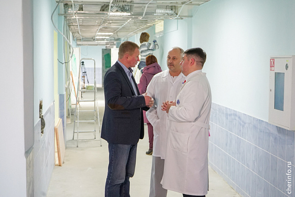 Алексей Канаев посетил будущее отделение помощи тяжело больным людям