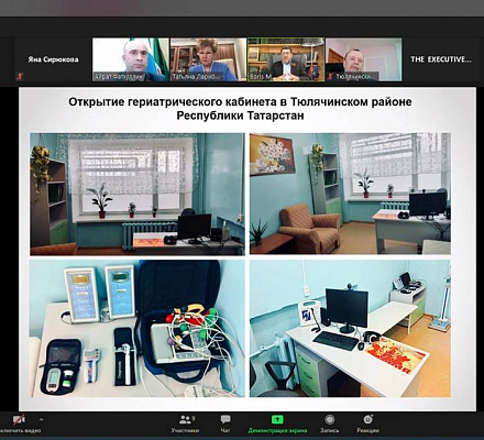 Борис Менделевич открыл гериатрический кабинет в Тюлячинском районе Татарстана
