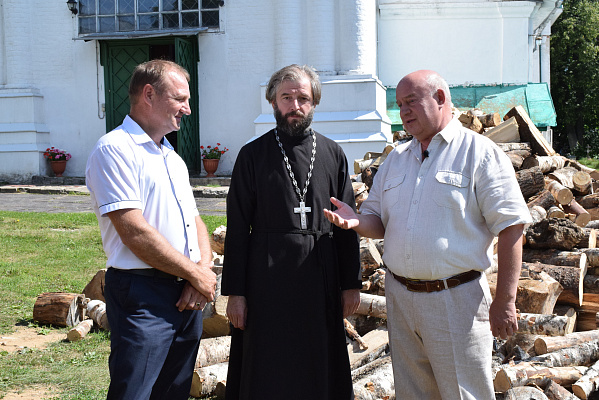 При поддержке Алексея Хохлова идет газификация православных храмов города Шуи