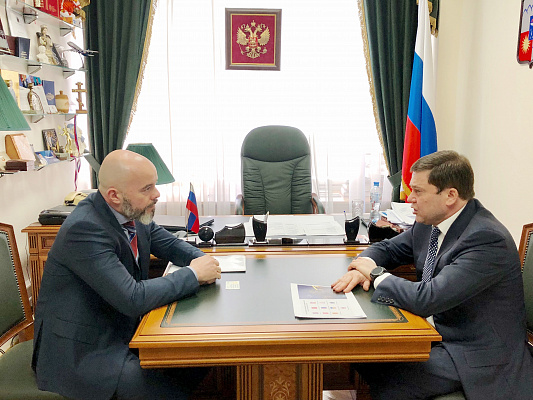 Сергей Кривоносов провел рабочее совещание с вице-президентом «ОПОРЫ РОССИИ»