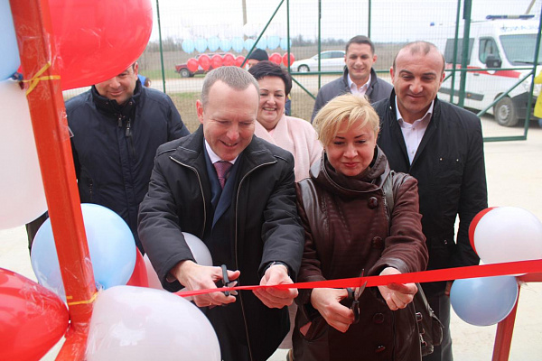 Константин Бахарев открыл станцию скорой медицинской помощи в Симферопольском районе