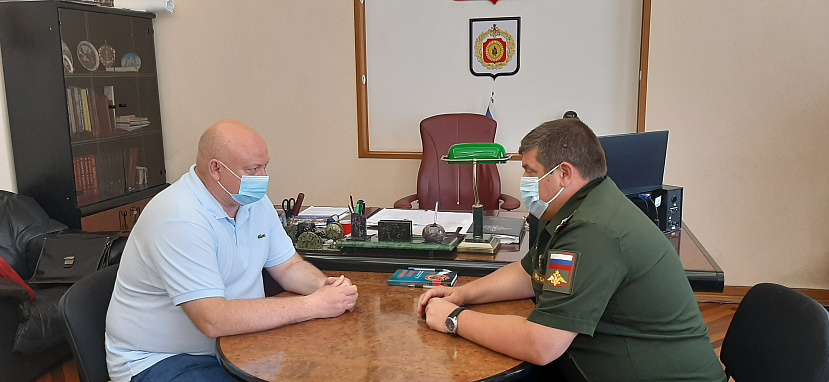 Андрей Красов обсудил с военным комиссаром Рязанской области последние изменения в законодательстве