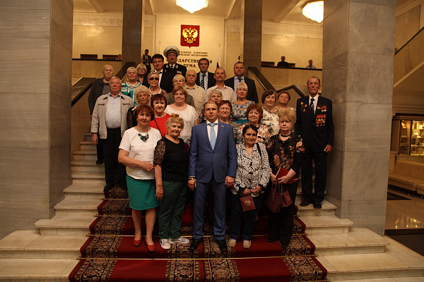 Ветераны Санкт-Петербурга по приглашению Михаила Романова посетили Государственную Думу