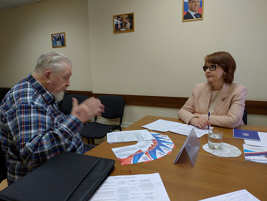 Татьяна Цыбизова провела прием граждан в Волгоградской области