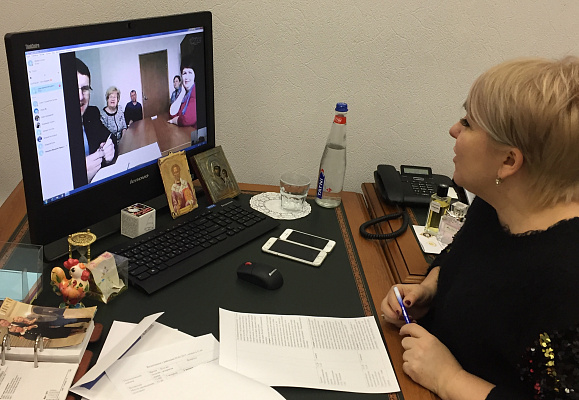 Ирина Гусева впервые провела он-лайн прием граждан