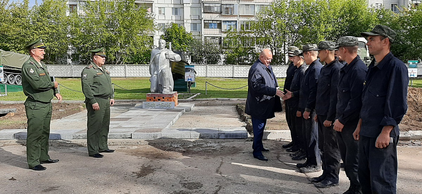 В Рязани военные железнодорожники сохранят памятник участникам Великой Отечественной войны