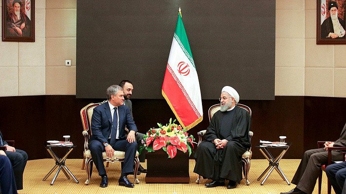 Председатель ГД обсудил с Президентом Ирана развитие отношений двух стран