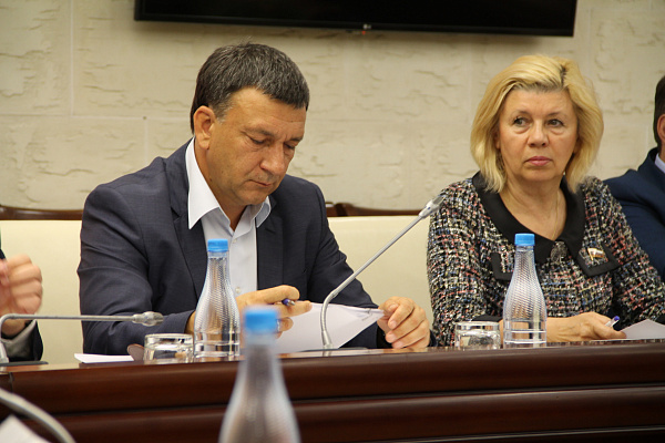 Наталия Пилюс и Владимир Афонский приняли участие в заседании комиссии по присвоению почетных званий Тульской области