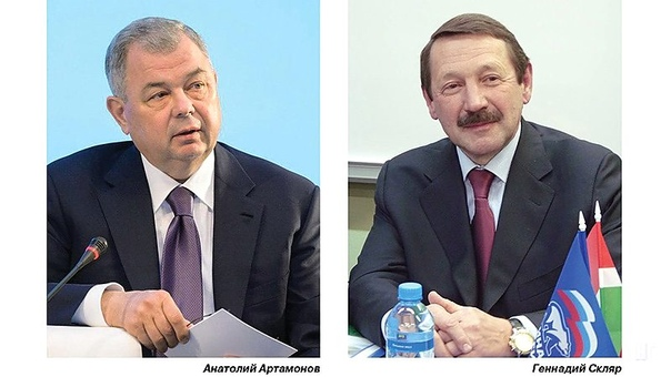 Депутат Госдумы Геннадий Скляр и сенатор Анатолий Артамонов провели совместную пресс-конференцию для калужских СМИ