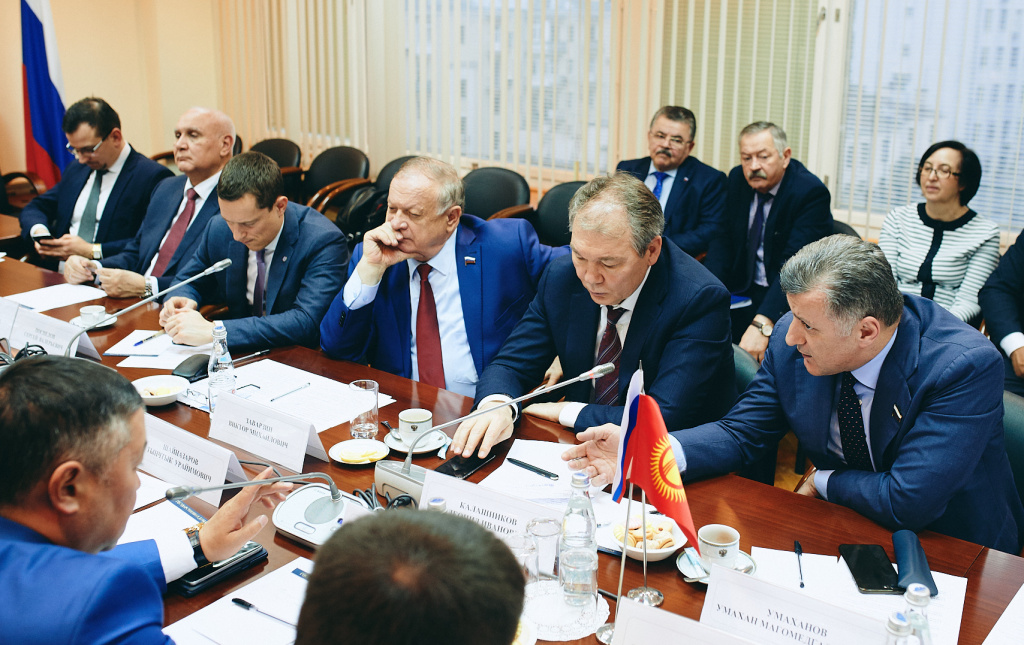Встреча делегации парламента Кыргызской Республики с депутатами Государственной Думы