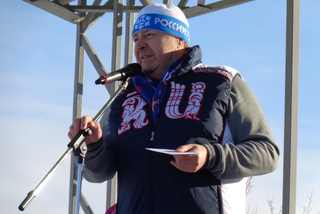 Виталий Бахметьев принял участие в «Лыжне России»
