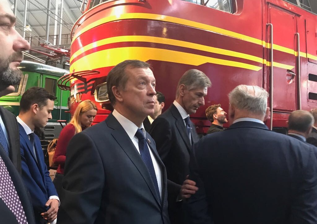 Владимир Катенев принял участие в открытии крупнейшего в России железнодорожного музея