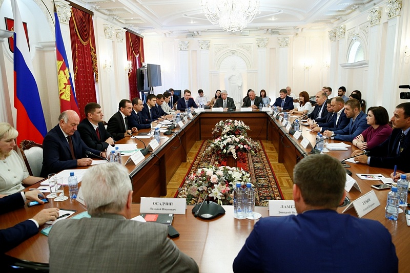 Встреча Вениамина Кондратьева с депутатами Госдумы от Краснодарского края