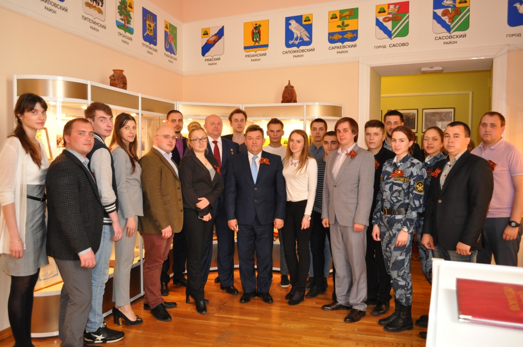 Андрей Красов принял участие в заседании Молодежного парламента при Рязанской областной Думе