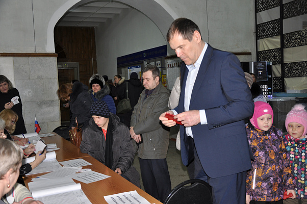 Андрей Барышев принял участие в выборах Президента России