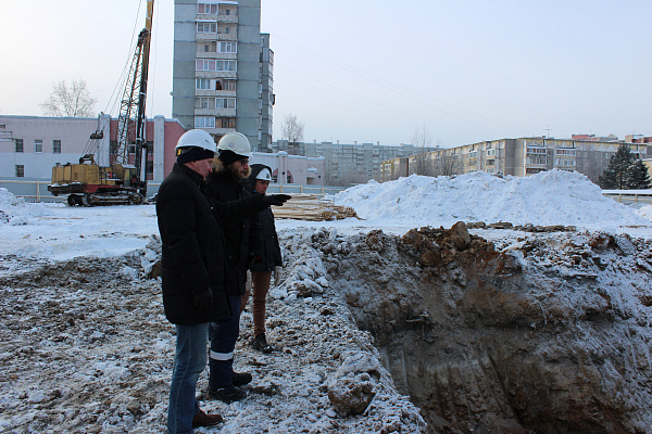 Алексей Канаев: Темп работ, взятый строителями, радует