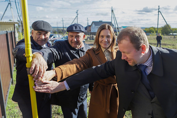 В Мензелинском районе Татарстана состоялся торжественный пуск газа в рамках программы социальной газификации