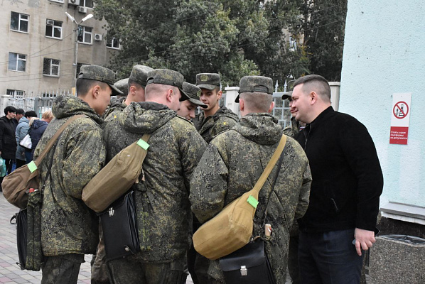 Андрей Воробьев встретился с мобилизованными гражданами 