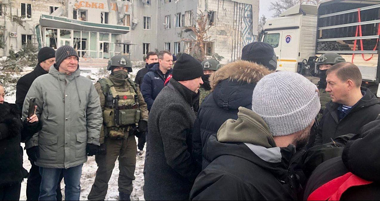 Дмитрий Белик принял участие в гуманитарной миссии «Единой России» в ДНР 
