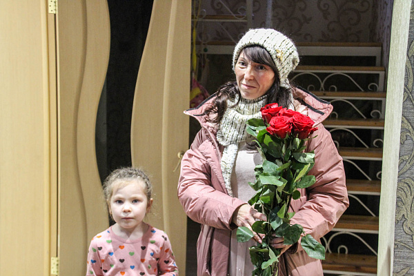 Ольга Окунева посетила многодетные семьи Смоленска