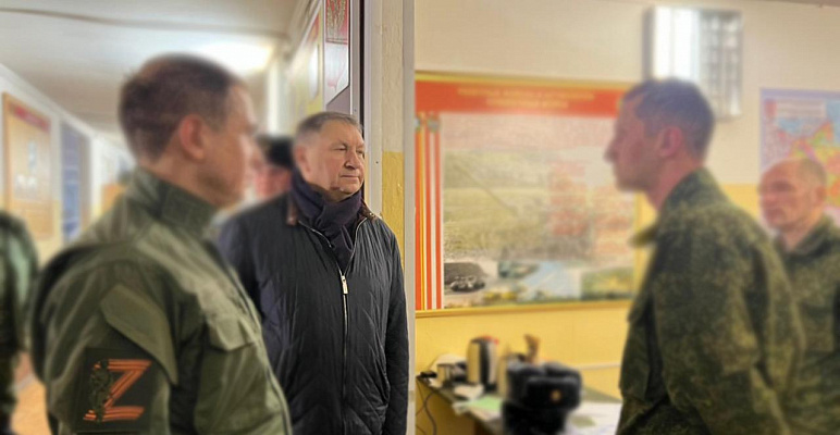 Сергей Яхнюк посетил воинскую часть, где готовят мобилизованных