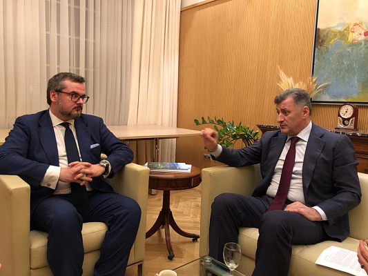 Умахан Умаханов встретился с послом Великого Герцогства Люксембург в РФ