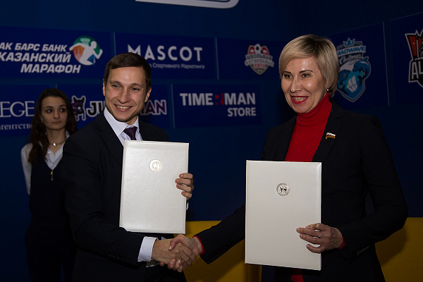 Координатор проекта «Детский спорт» в Татарстане подписала соглашение с кластером спортивной индустрии
